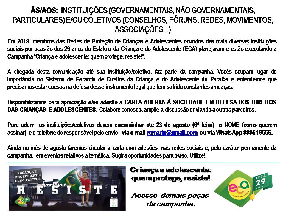 carta 29 anos ppt explicativo para disseminação